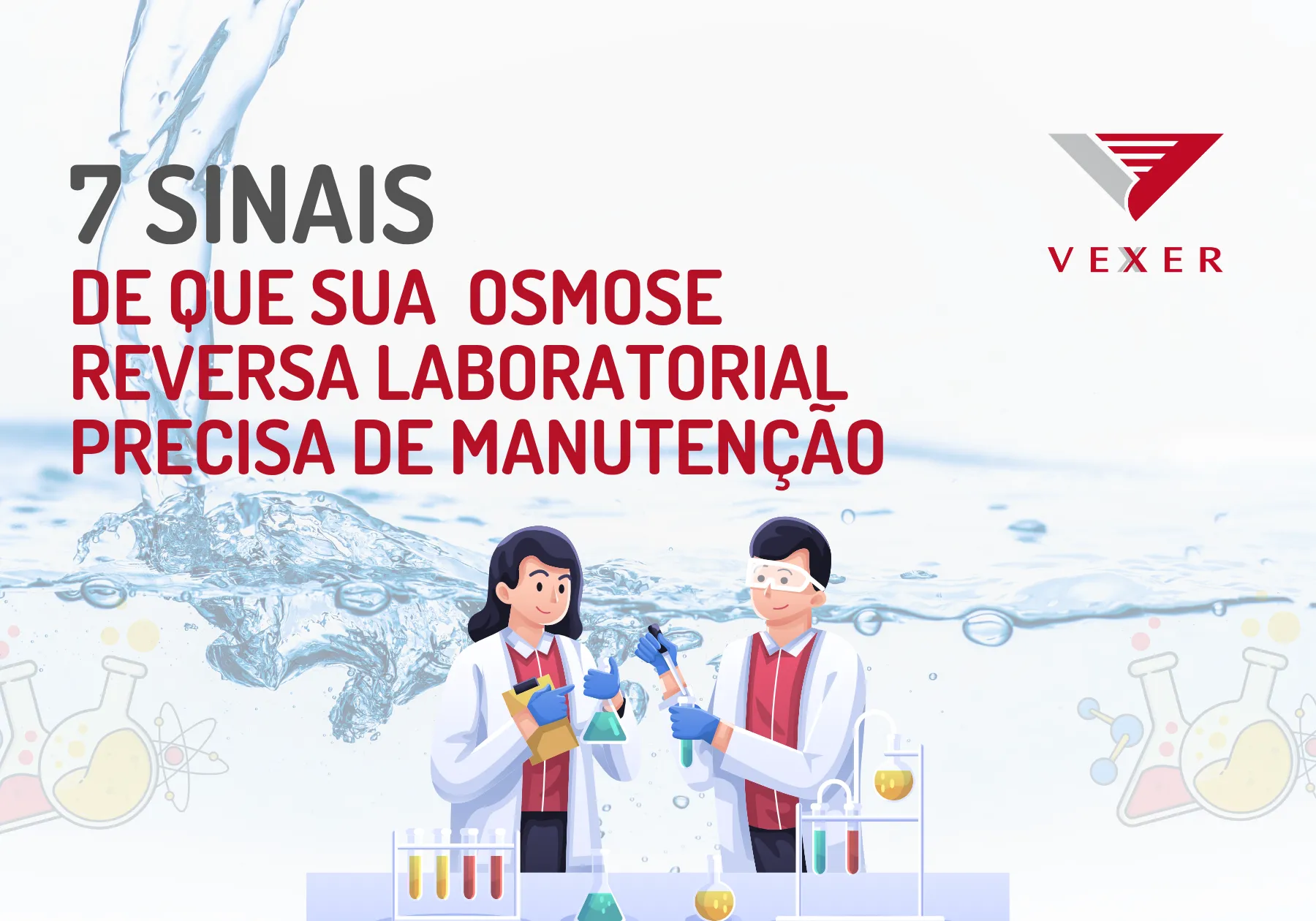7 sinais de que sua osmose reversa laboratorial precisa de manutenção
